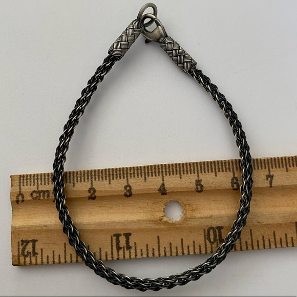 Unisex 925 silver 3mm wire bracelet - Picture 2 of 6